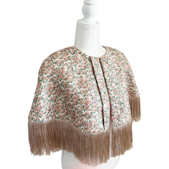 Anthropologie Fringe Capelet Large One Size NWT - Picture 2 of 9